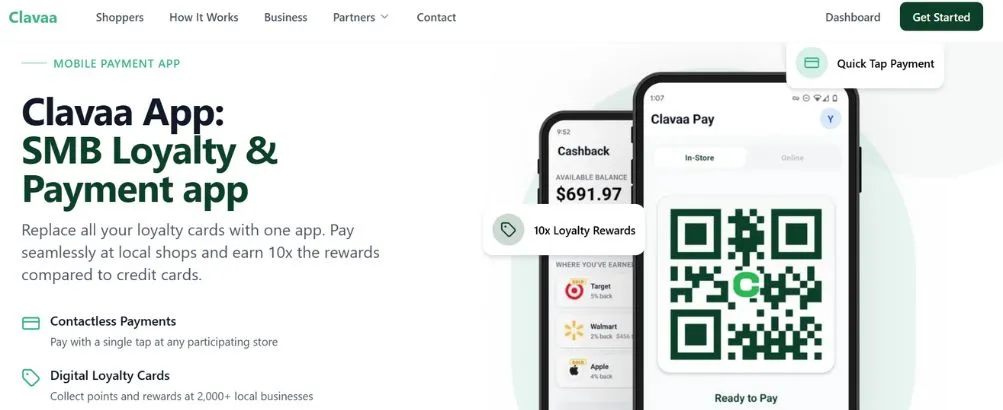 Clavaa homepage